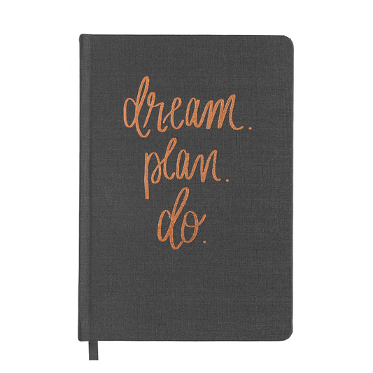 Sweet Water Decor | Journal - Dream Plan Do / Grey and Rose Gold