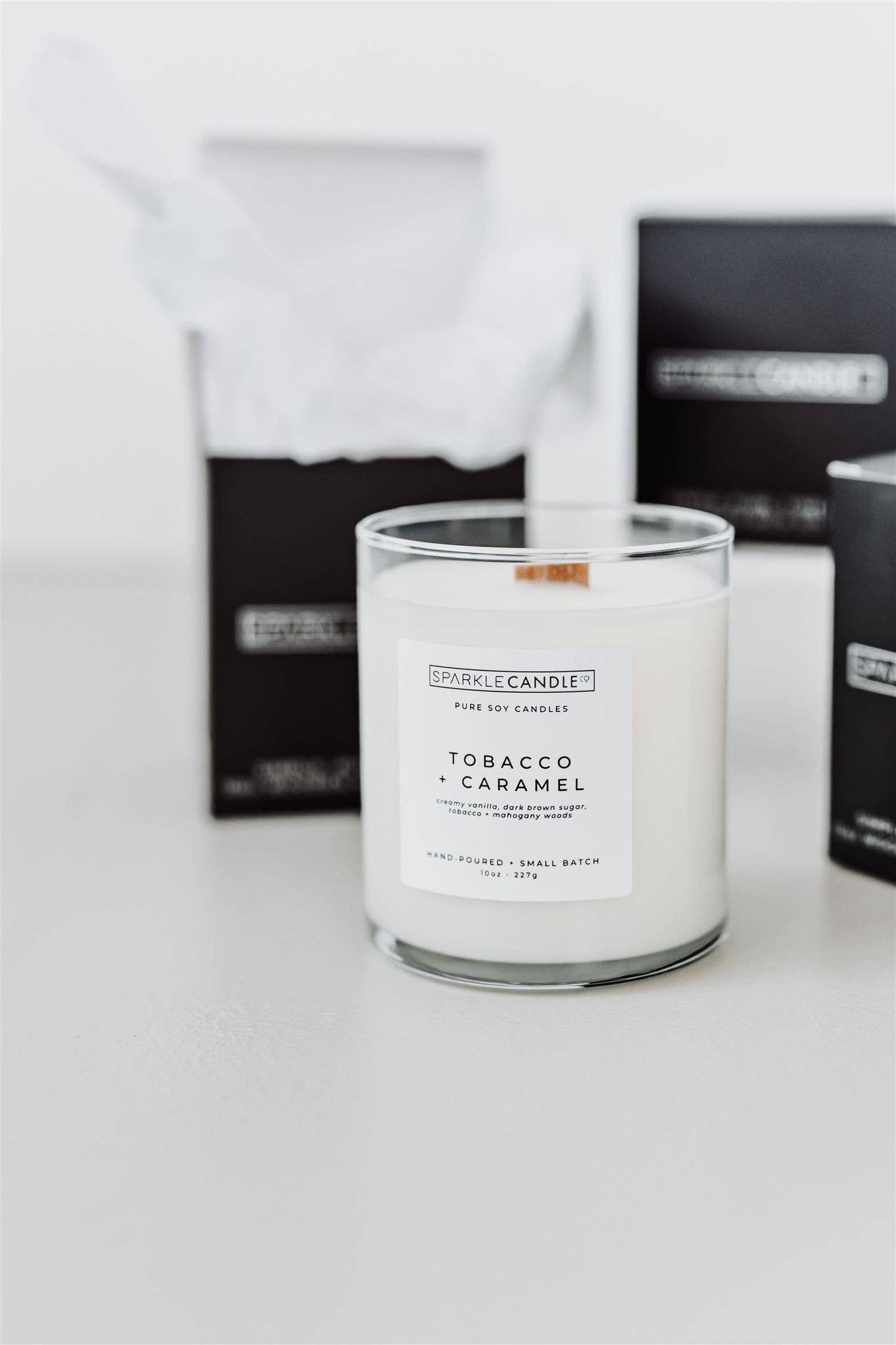 Sparkle Candle Co. | Candle - Tobacco + Caramel
