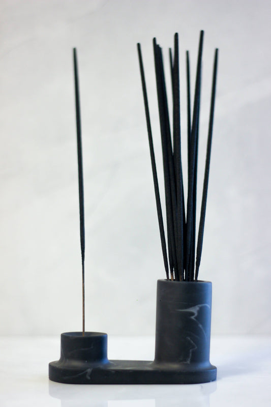 Scents By Fay | Incense Holder - Tall Slate Green