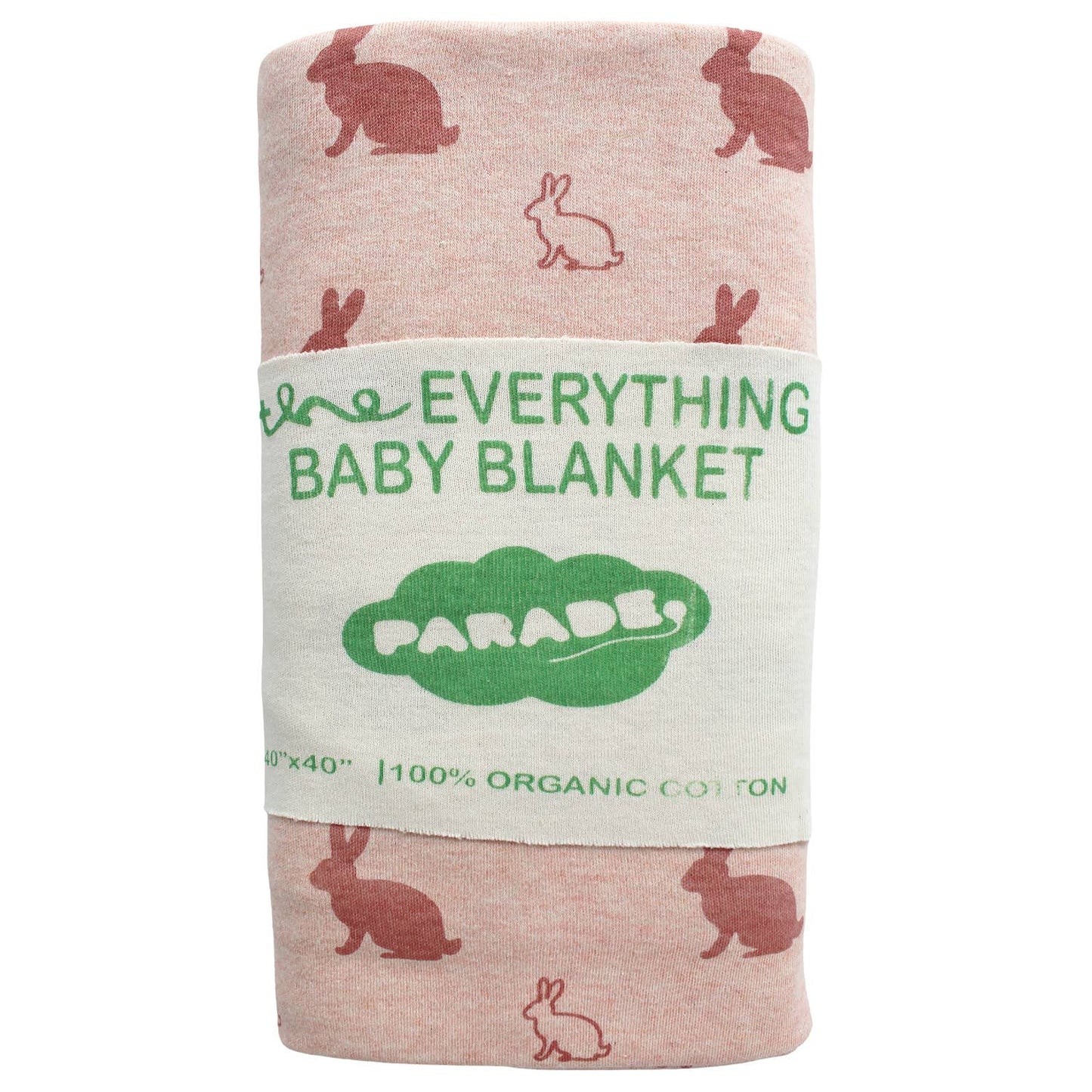 Parade Organics - Everything Blanket - Pink Bunnies