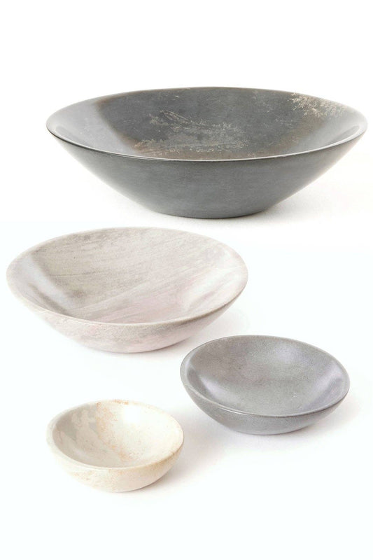 Swahili AFRICAN MODERN | Bowls - Dove Gray Soapstone