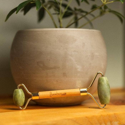 Bamboo Switch | Bamboo Facial Massage Roller - Jade