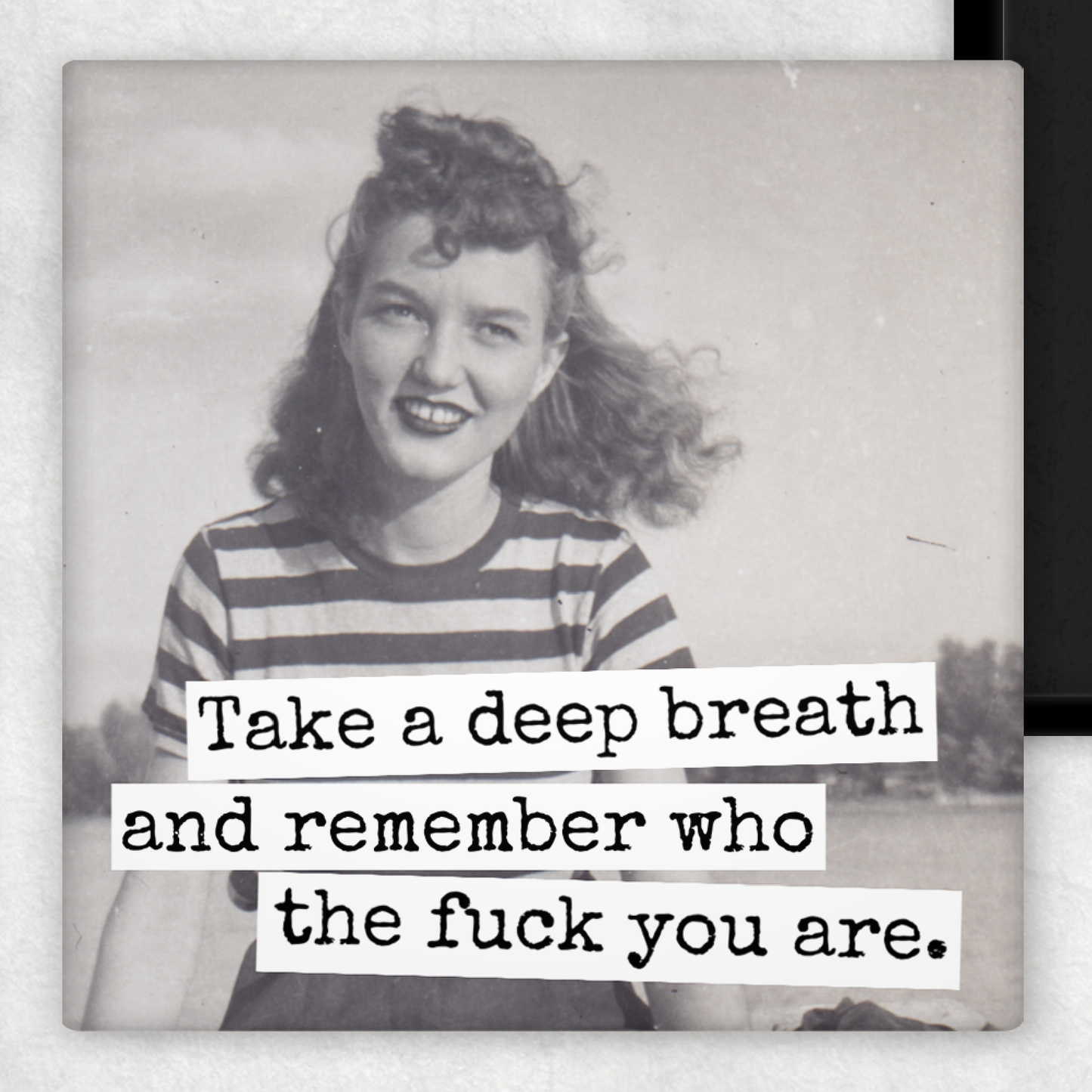 Raven's Rest Studio - Funny Magnet. Take A Deep Breath And Remember...