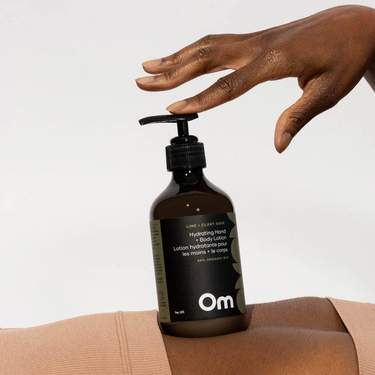 OM Organics | Hydrating Hand + Body Lotion - Lime + Clary Sage