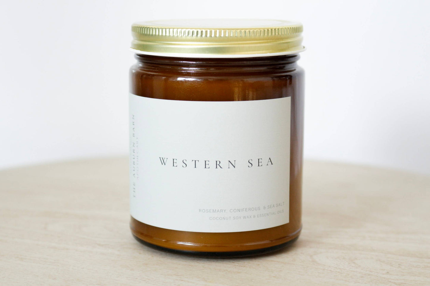 The Auburn Barn Soap co - Western Sea | Coconut Soy Wax Candle Jar