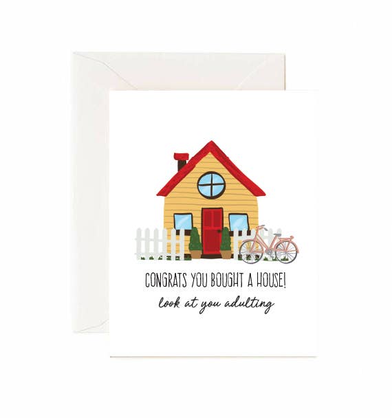 Jaybee Design | Greeting Card - Congrats You Bought A Home