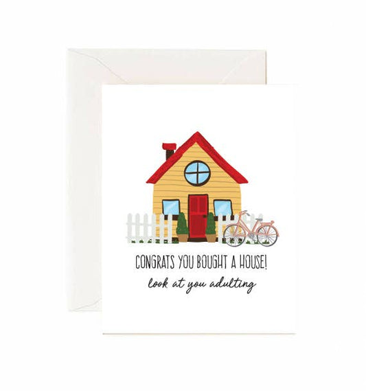 Jaybee Design | Greeting Card - Congrats You Bought A Home