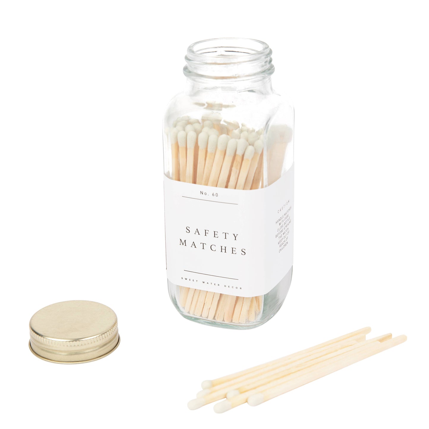Sweet Water Decor - Safety Matches, White Tip - Home Decor & Gifts