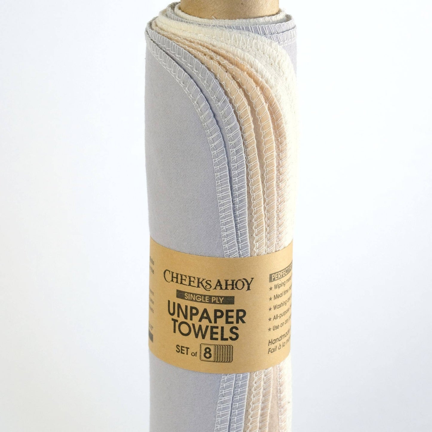 Cheeks Ahoy - Pre-Rolled Unpaper Towels