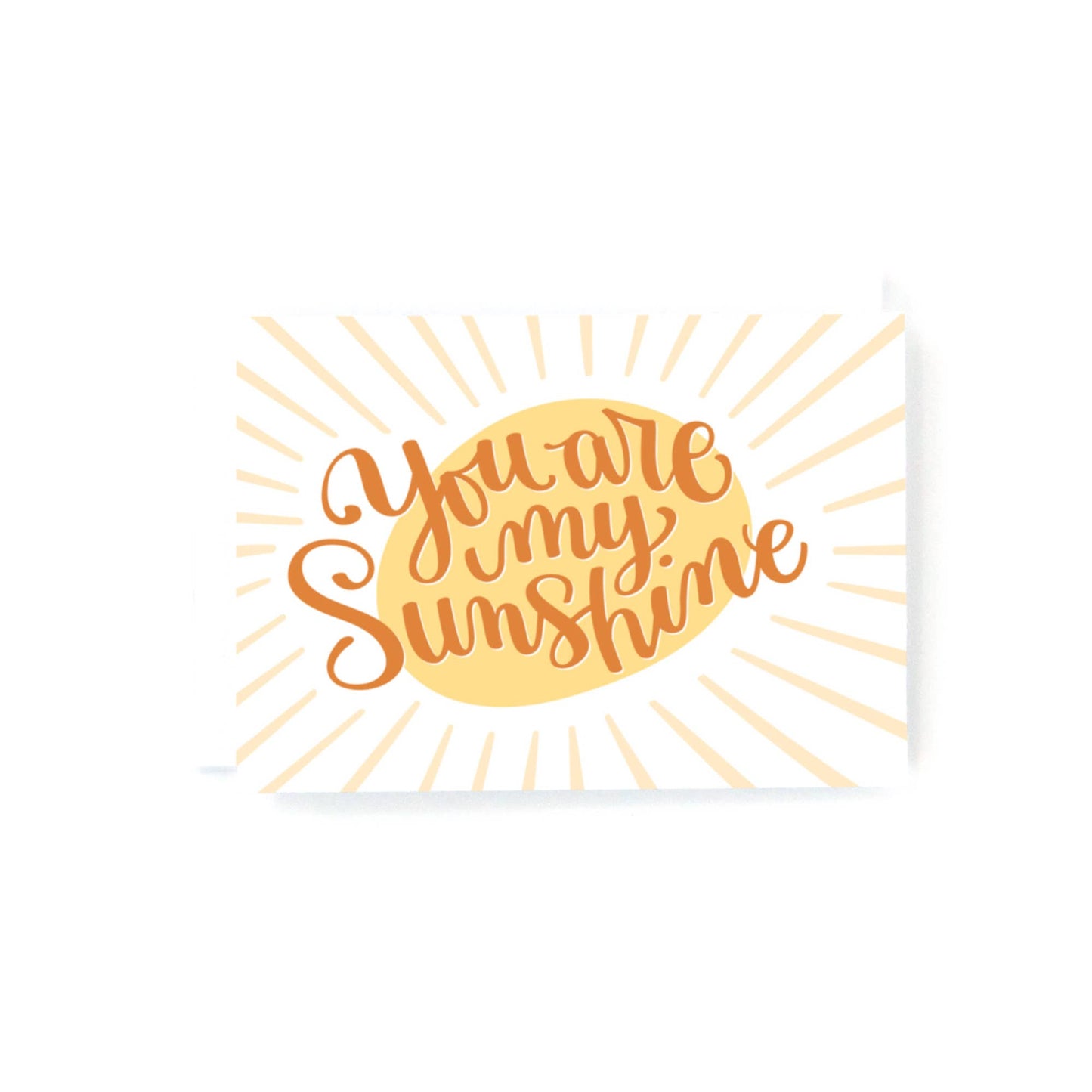 Pedaller Designs - You are my Sunshine Mini Greeting Card