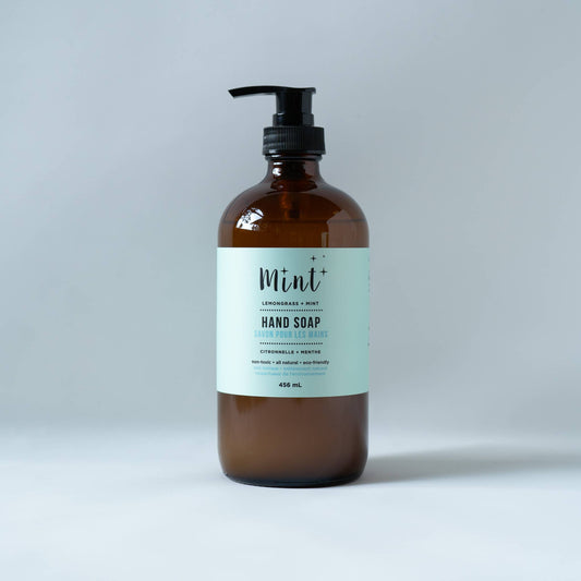 Mint Cleaning | Hand Soap - Glass Bottle