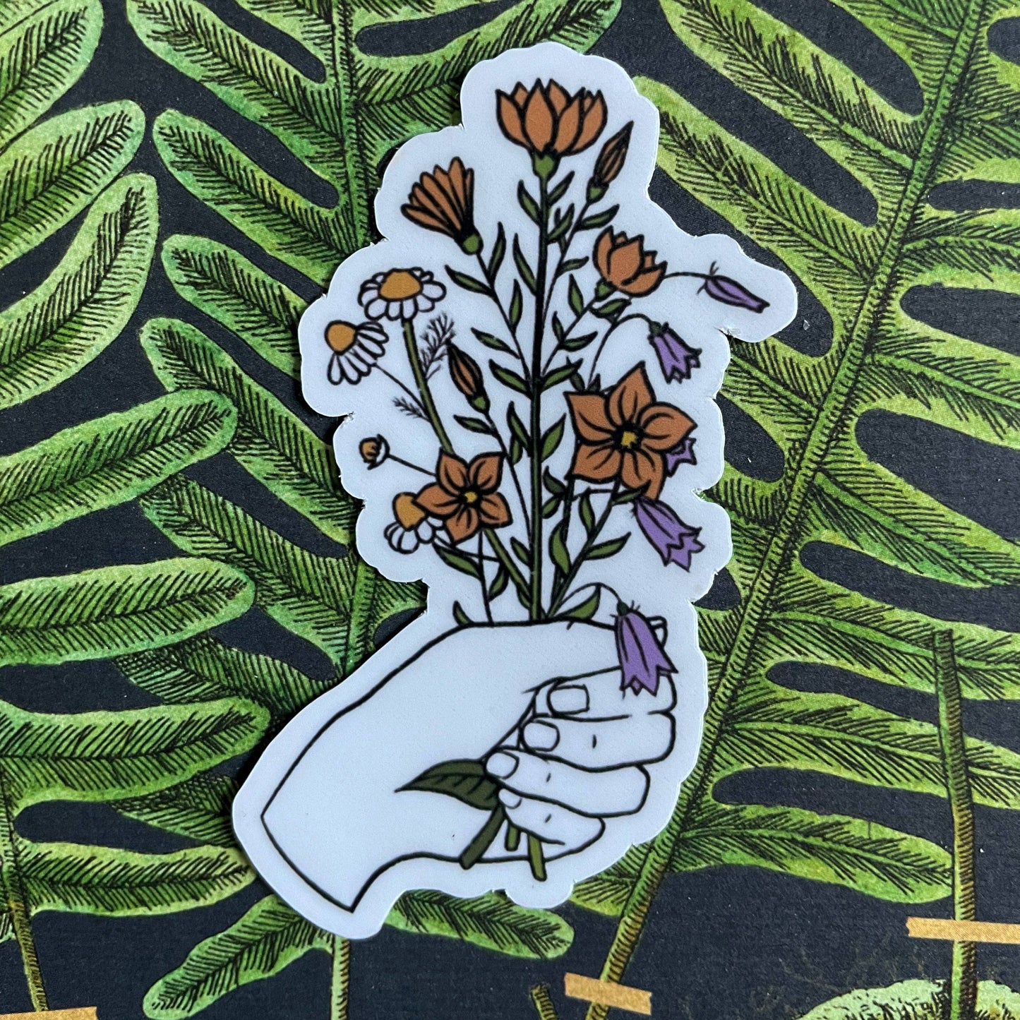 Lunar Splendor - Bouquet in Hand Sticker