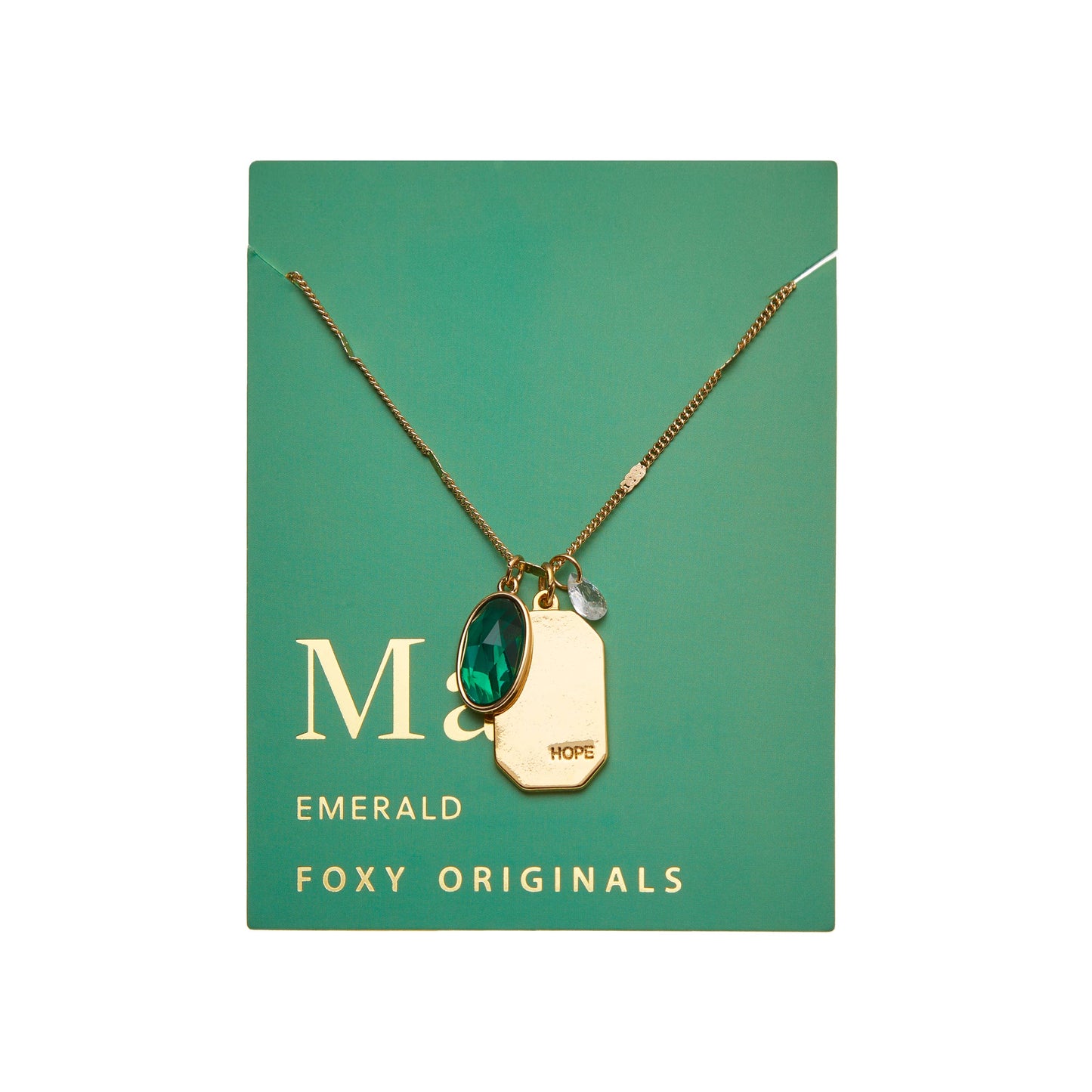 Foxy Originals - May Birthstone Necklace | Gold Necklace