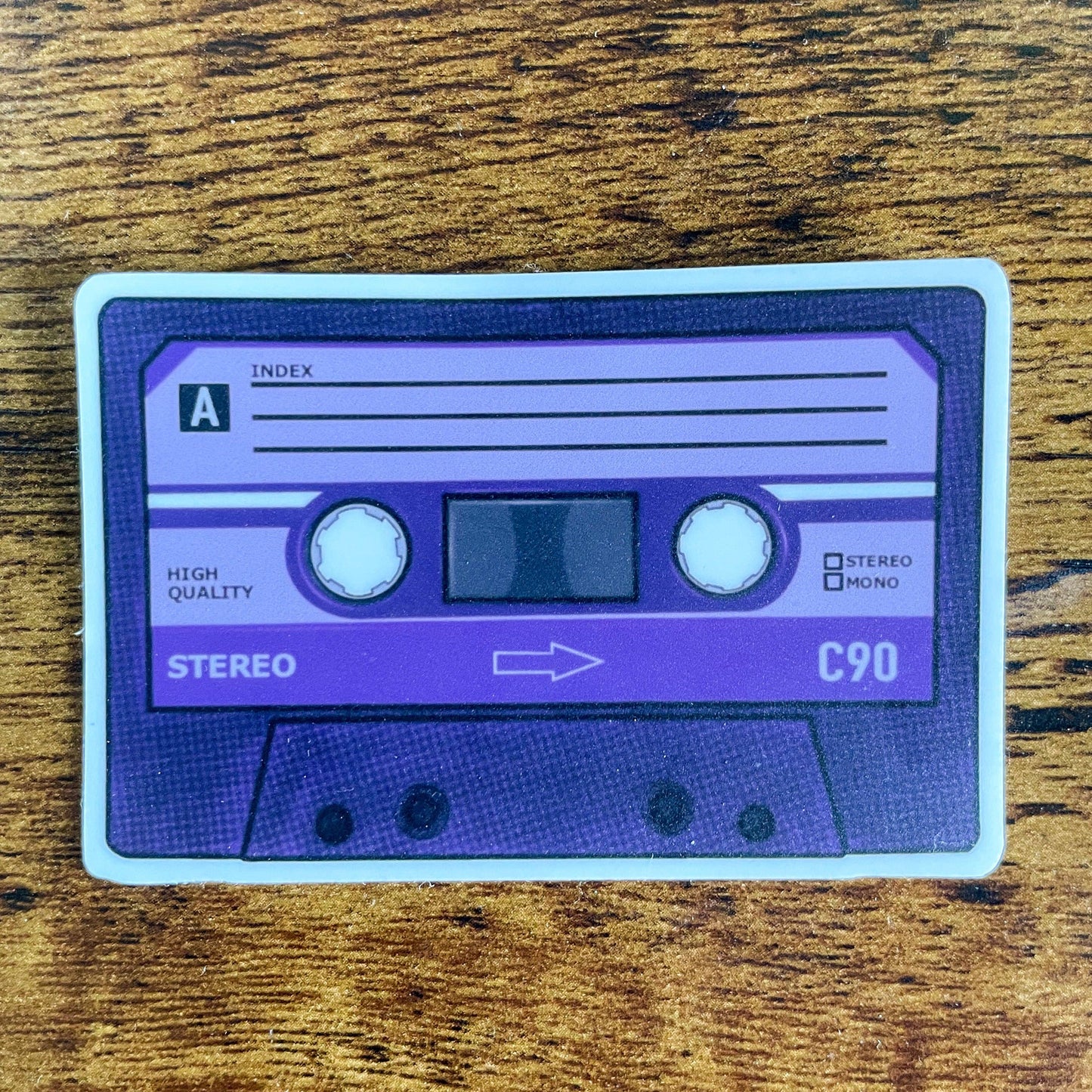 Lunar Splendor - Purple Cassette Sticker
