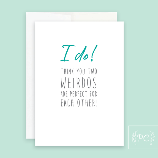 Prairie Chick Prints | Card - I do