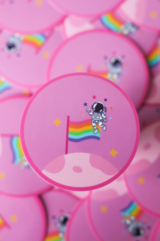 Rainbow Certified | Sticker - Moon Landing PRIDE