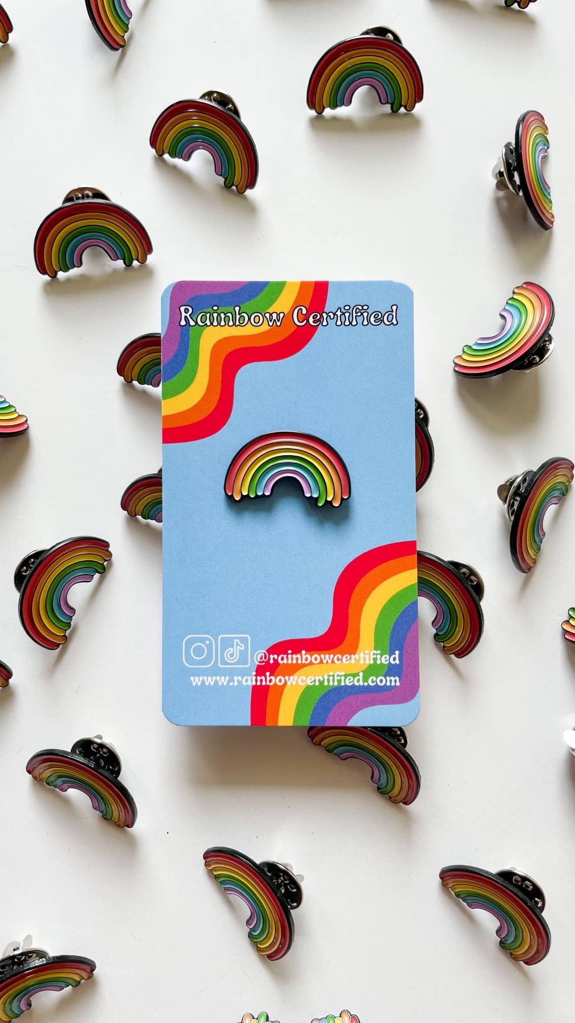 Rainbow Certified - Rainbow LGBTQIA+ PRIDE Enamel Pin