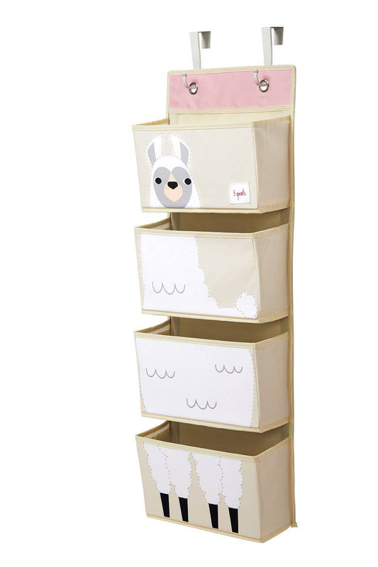 3 Sprouts | Hanging Wall Organizer - Llama