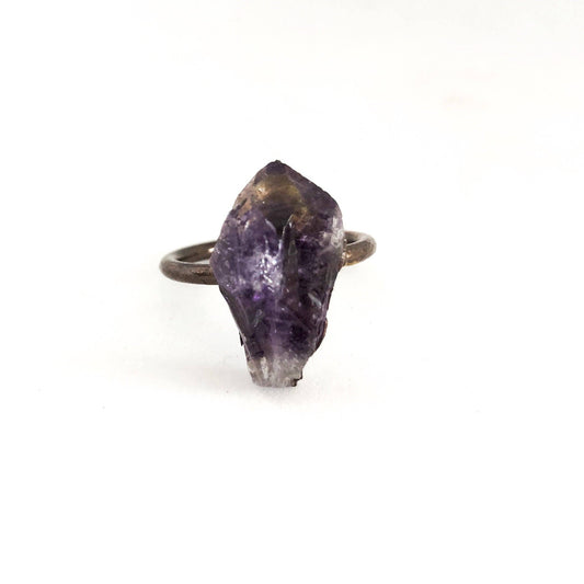 Love & Light Jewels | Copper Gemstone Ring - Amethyst