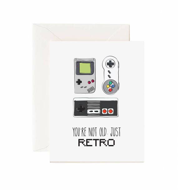 Jaybee Design - You're Not Old Just Retro - Greeting Card