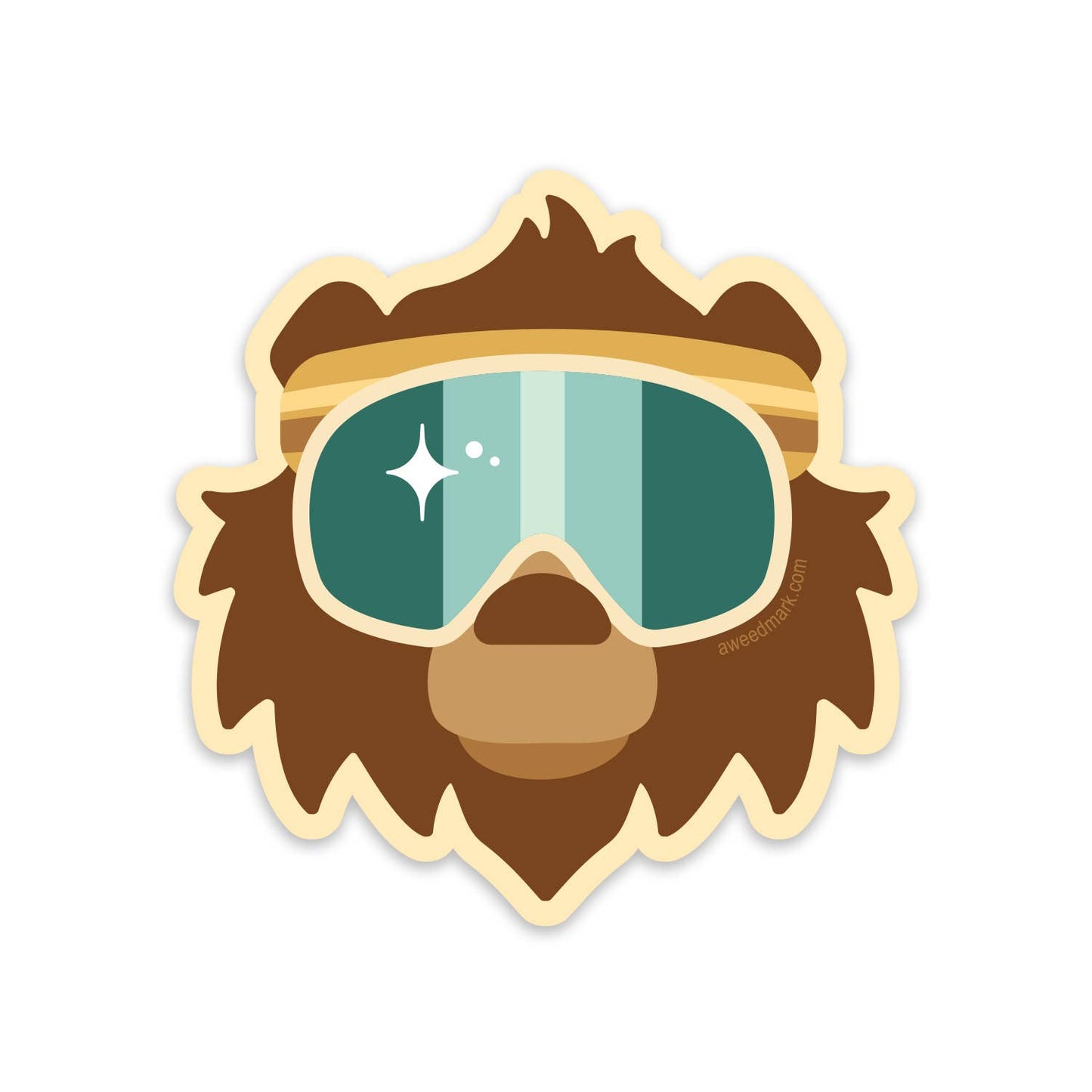 Amanda Weedmark | Ski Bear Winter Sticker