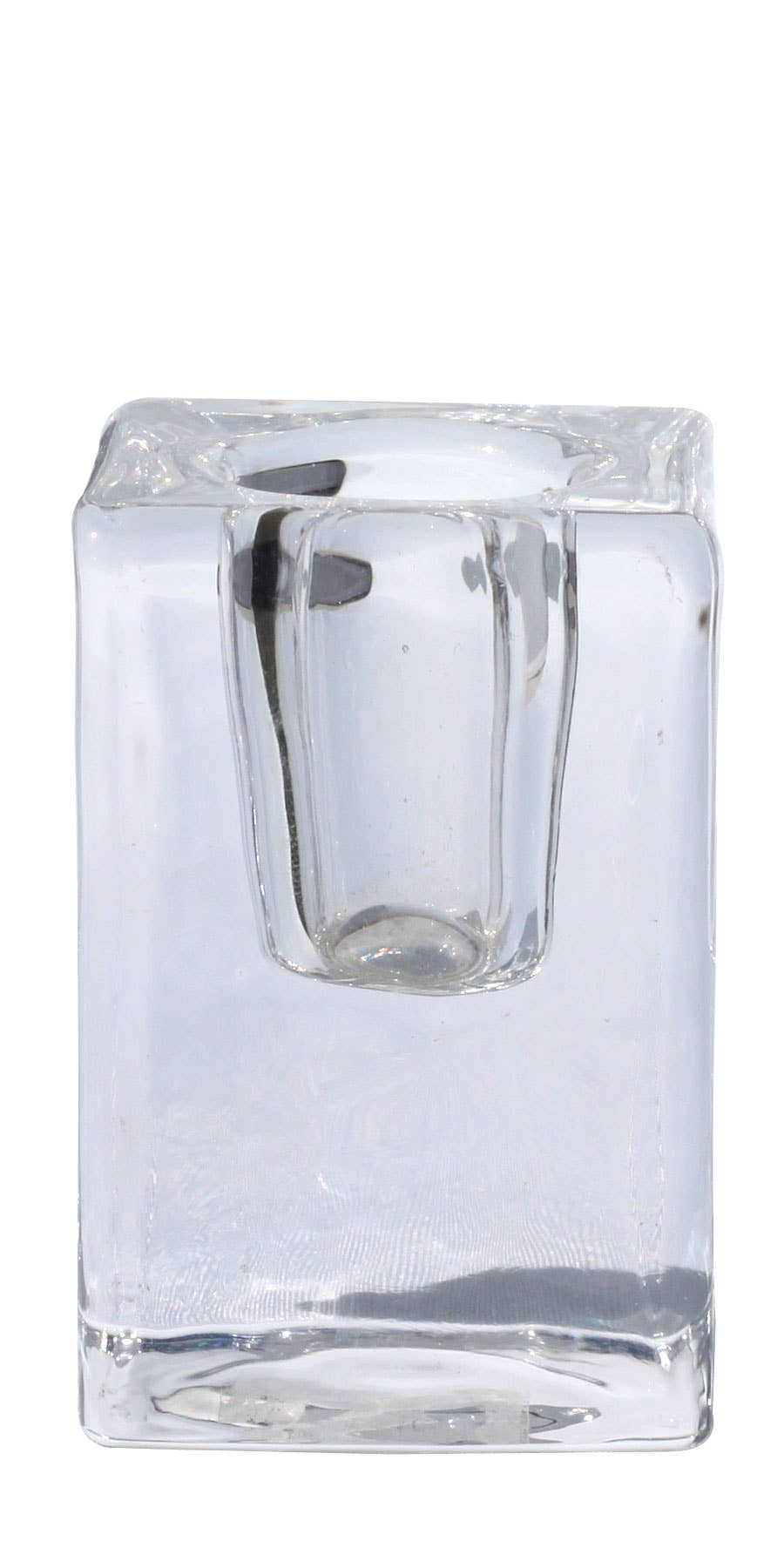 Twilight Collection - Quadra Glass Candle Holders | Clear