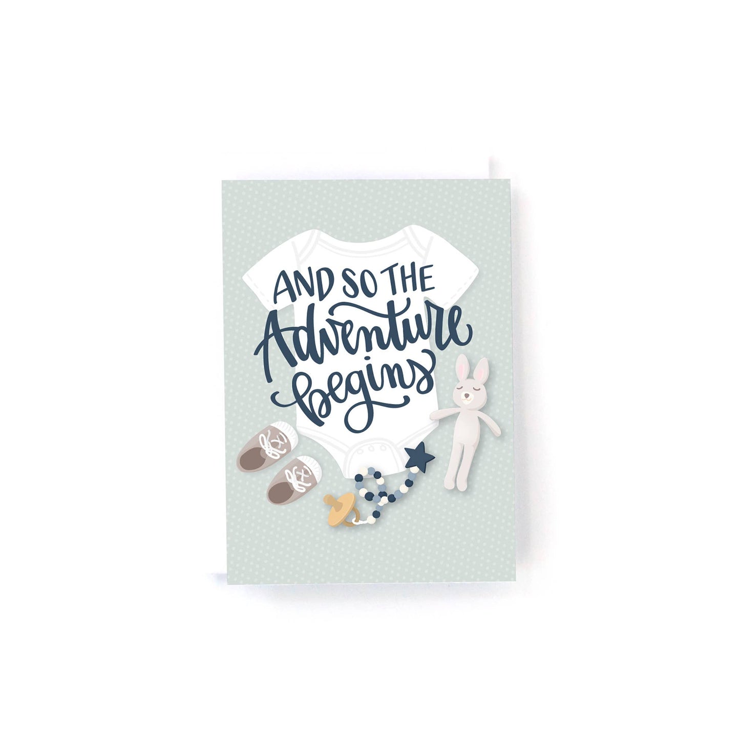 Pedaller Designs - And so the adventure begins Mini Greeting Card