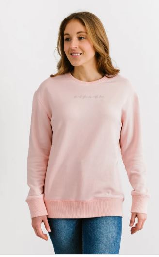 Sweet Sunday Sweater - Soft Pink